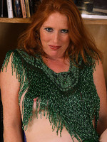 furry redheaded milf gets down and dirty